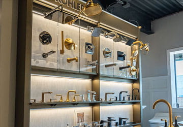 Interior image of the Green Art Supply Freeport Kitchen & bath Showroom