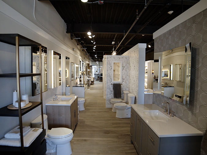 Kithen & Bath Showroom at Green Art Plumbing Supply Freeport