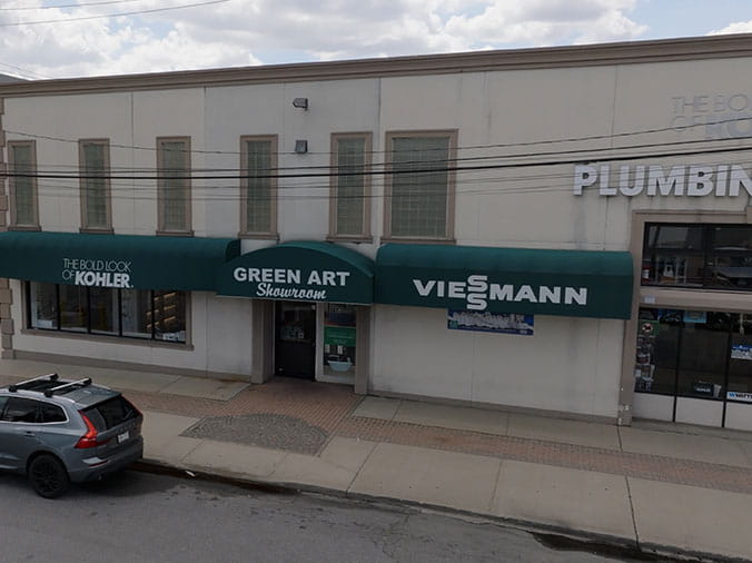 Green Art Supply building exterior entrance