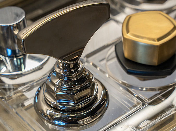 Kohler hardware closeup